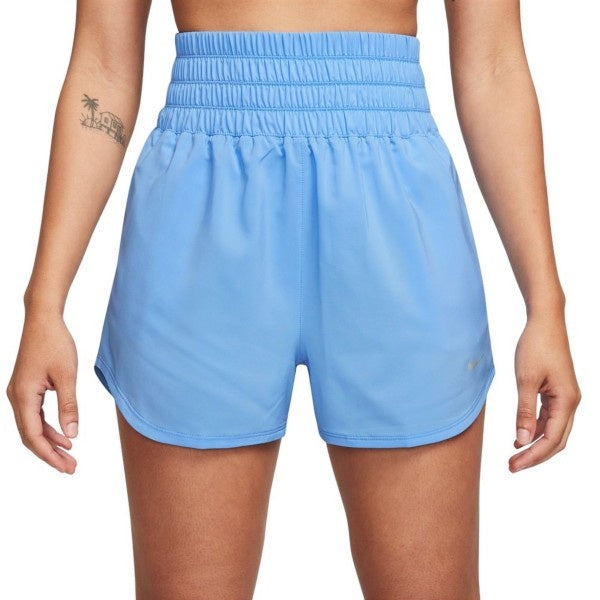 Women's Nike One Dri-FIT Ultra High-Waisted Shorts Medium University Blue/Reflective Silv