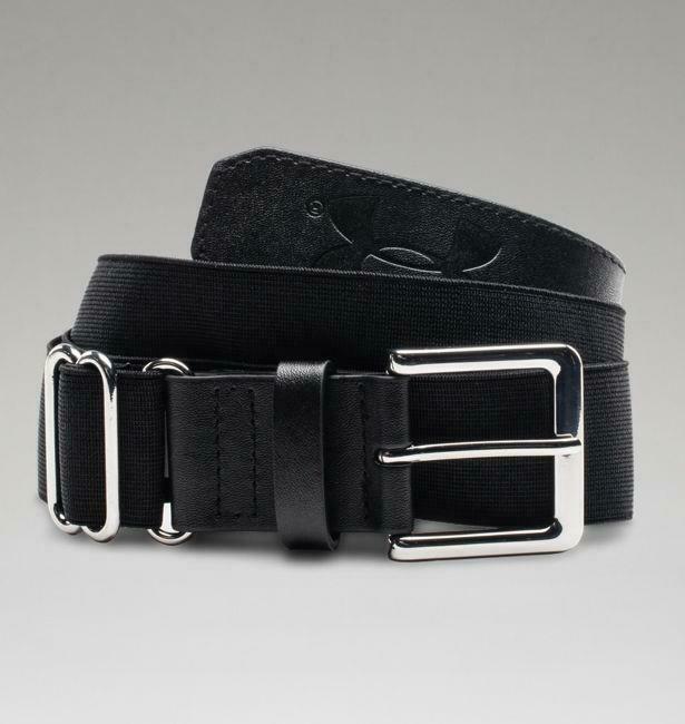 Under Armour Adult Baseball and Softball Belt Black One Size Fits Most