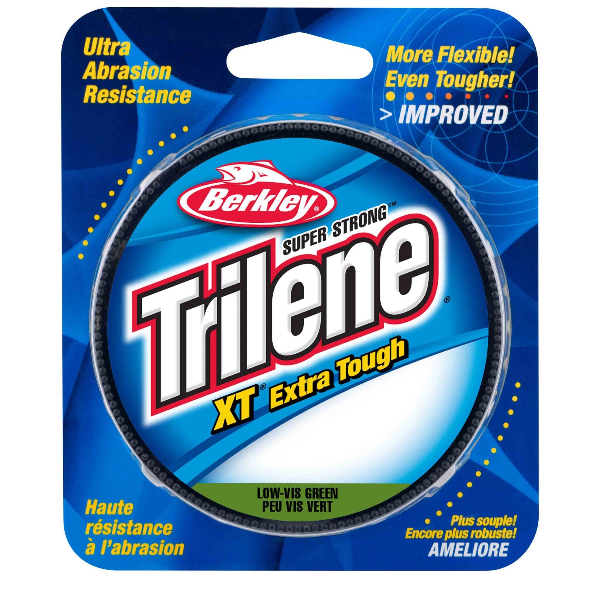 Berkley 6 Lb Lo-Vis Green Trilene XT Fish Line