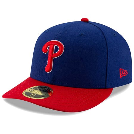 New Era Philadelphia Phillies Low Profile Ac Performance 59FIFTY Fitted Cap - Light Royal/Red