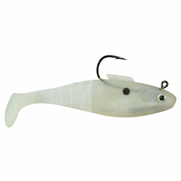 Egret Baits Vudu Shad Lure, White Pearl