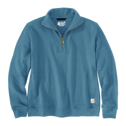 Carhartt Women's Tencel Fiber Series Relaxed Fit Work Sweatshirt - Thundercloud S
