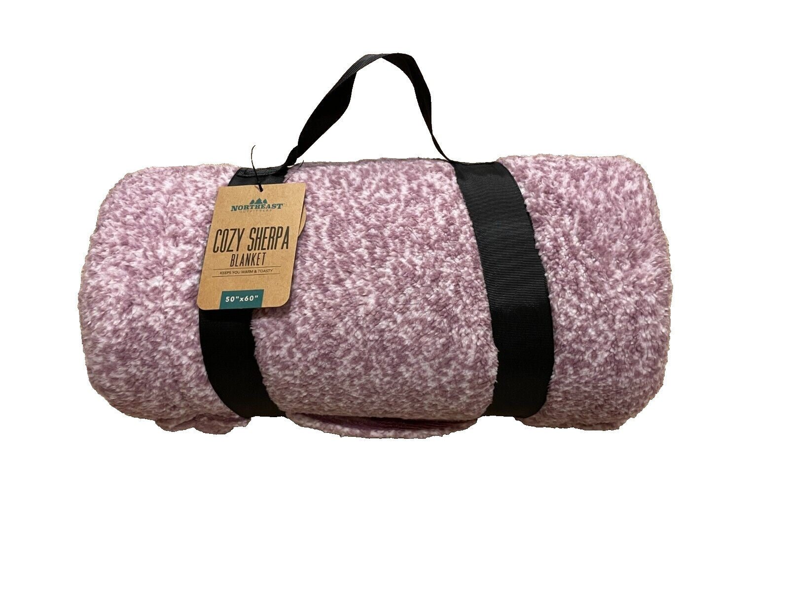 Northeast Outfitters Cozy Sherpa Blanket (Purple)