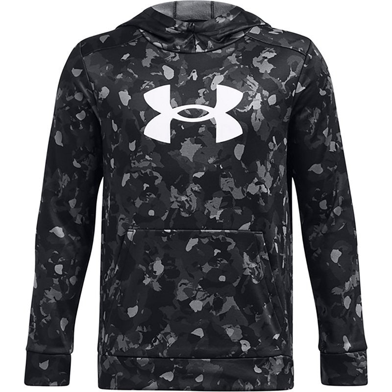 Under Armour Boys' Armour Fleece Big Logo All Over Print Hoodie