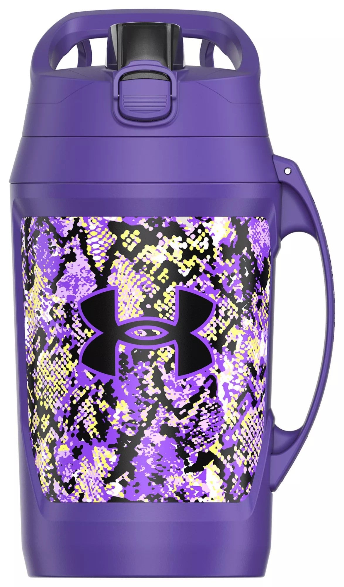 Under Armour Playmaker Jug 64 Oz. Water Bottle  Purple Python