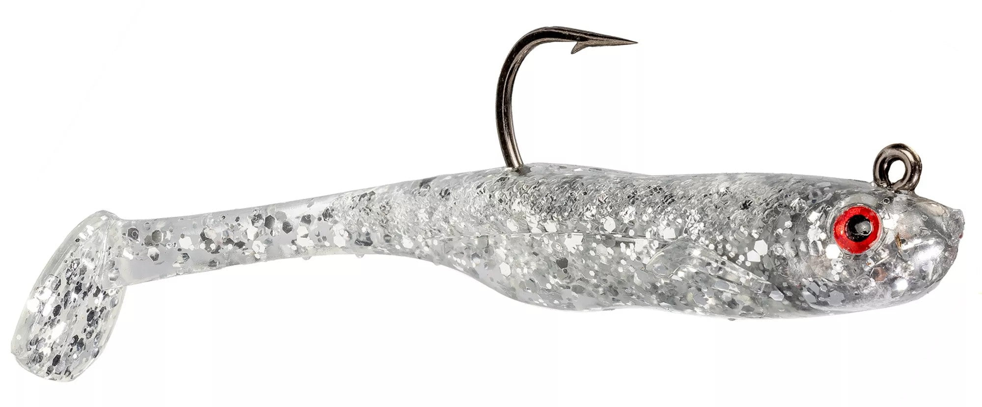 Strike King Strike King Homing Minnow 1/4oz Swimbait, Carolina Chrome, 4in, SKHM414-475
