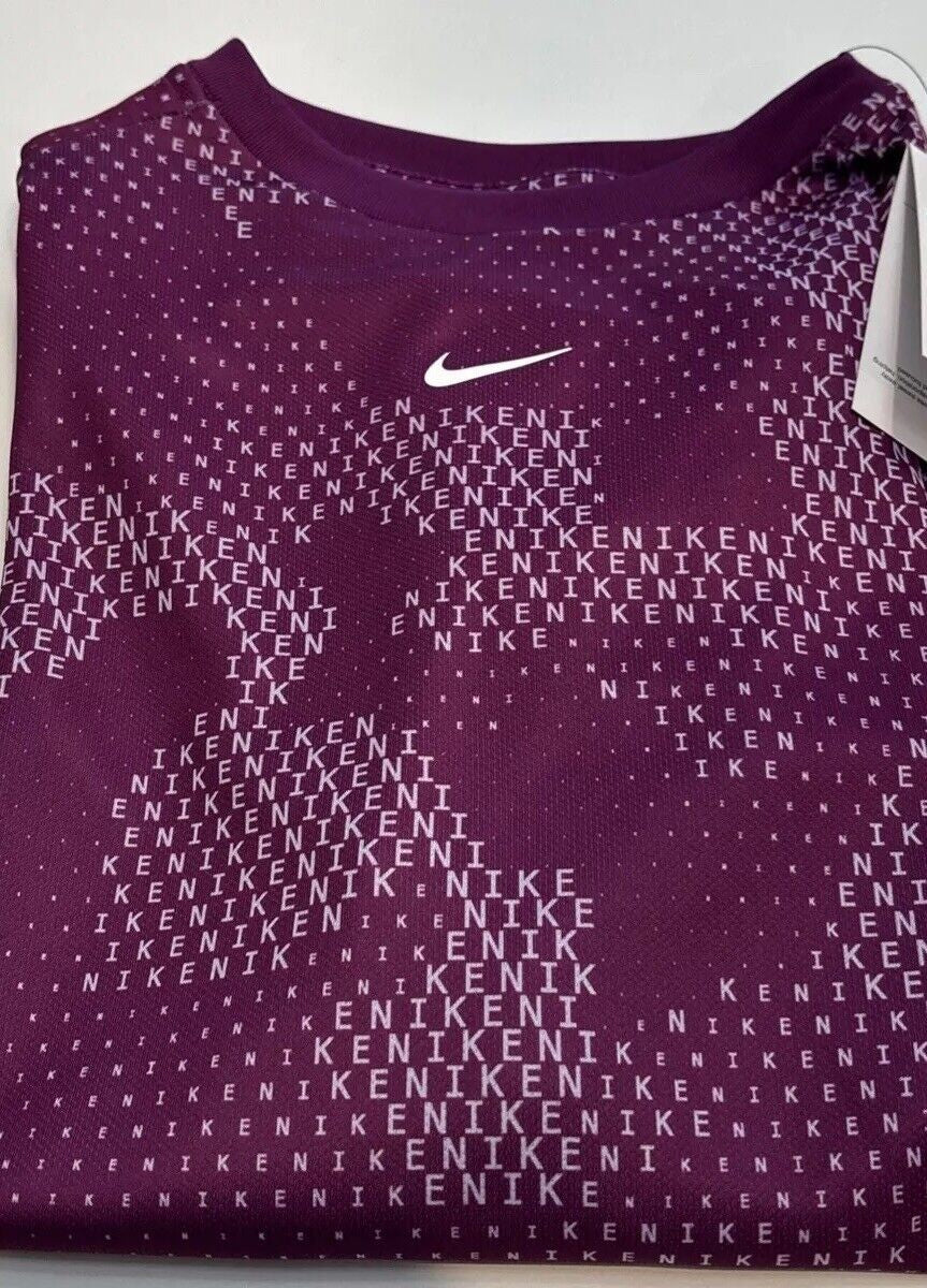 NWT Authentic Nike Dri-Fit Girls Purple Pullover Size Youth Medium