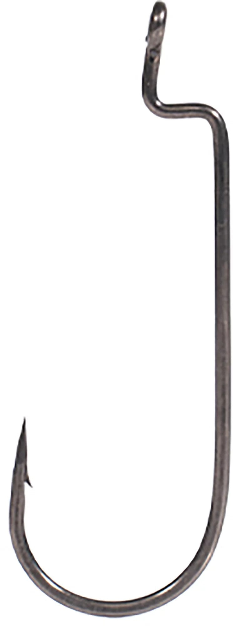 BKK Offset Worm Round Bend Worm Hook - 2/0