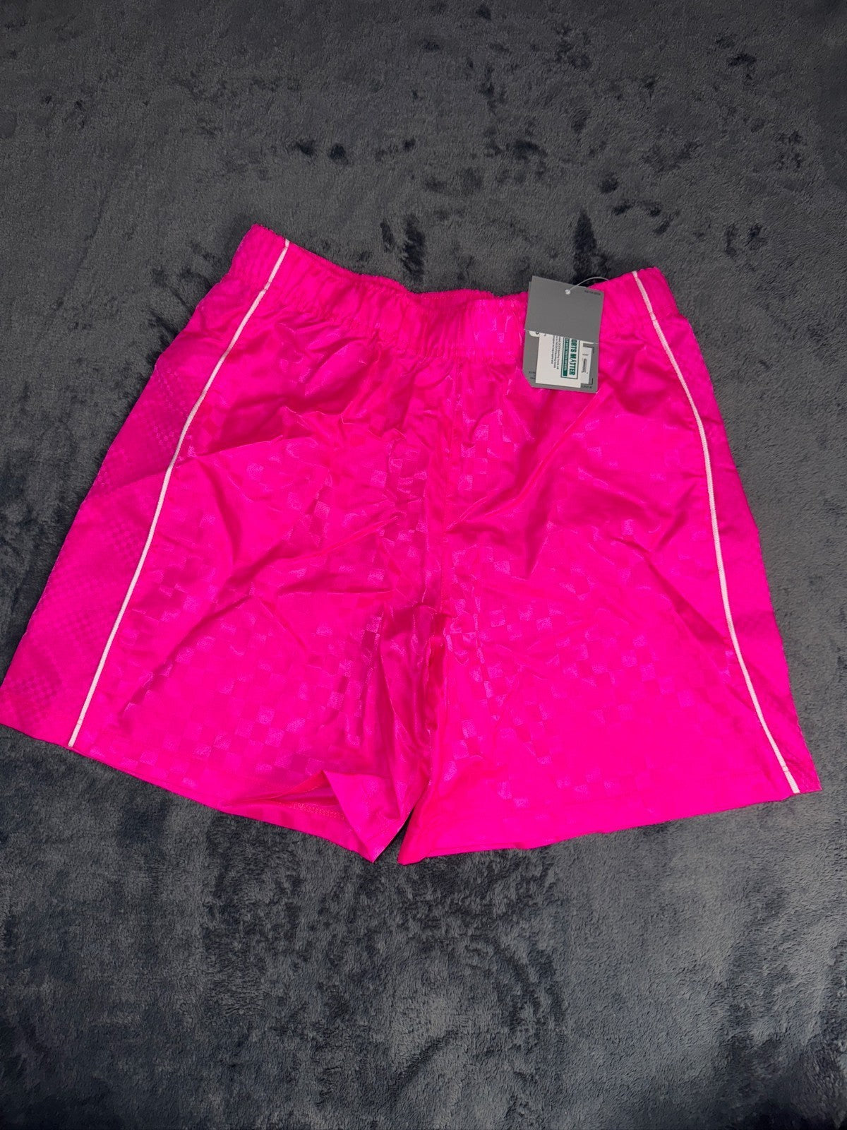 DSG Shorts Boys Large (14-16) Pink Woven Tech Soccer Elastic Waist Activewear