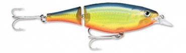 80134749 Freshwater X-Rap Jointed Shad - Hot Steel