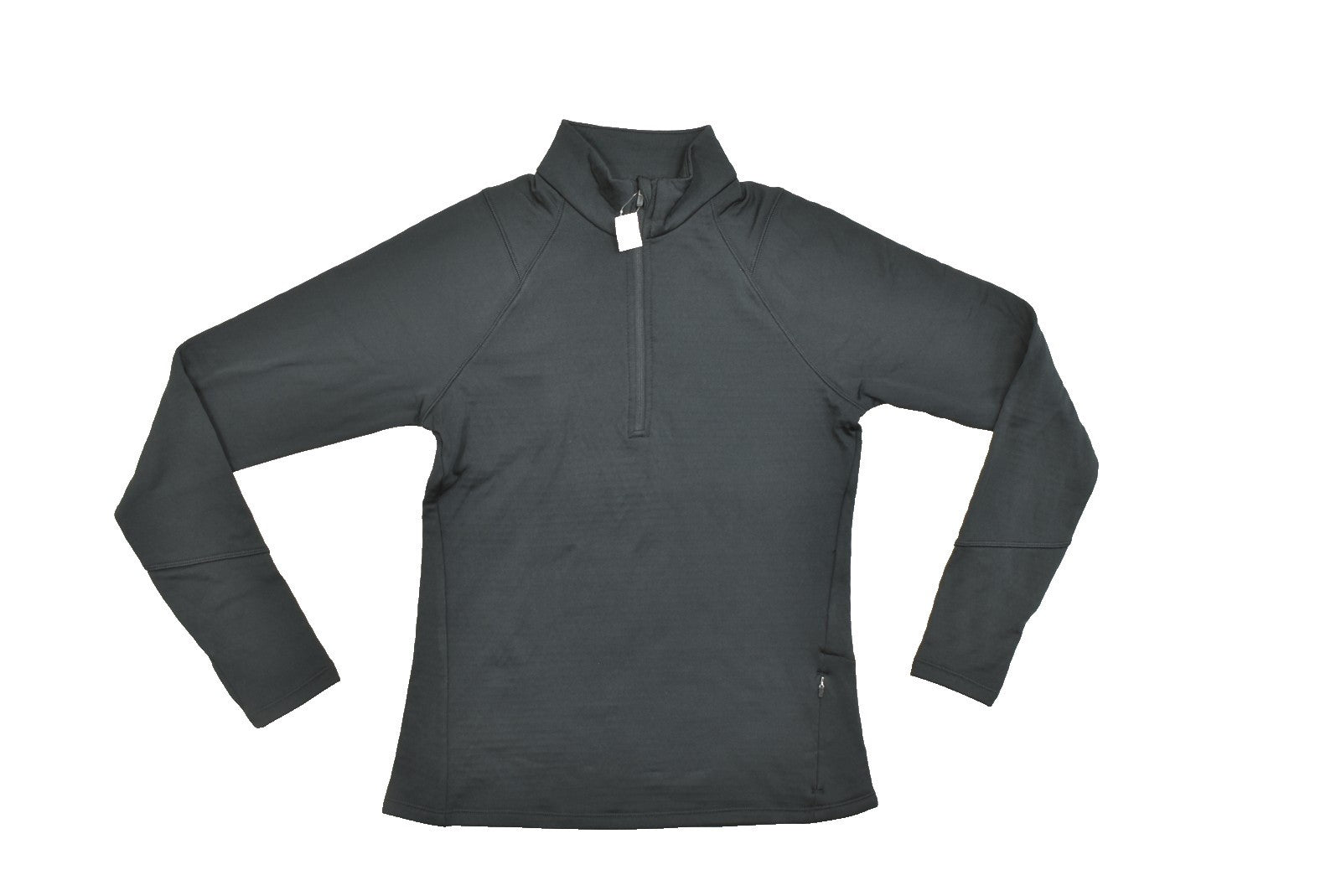 NEW DSG Women's Regular Size S RUN GRID 1/4 ZIP Fleece Pullover Black