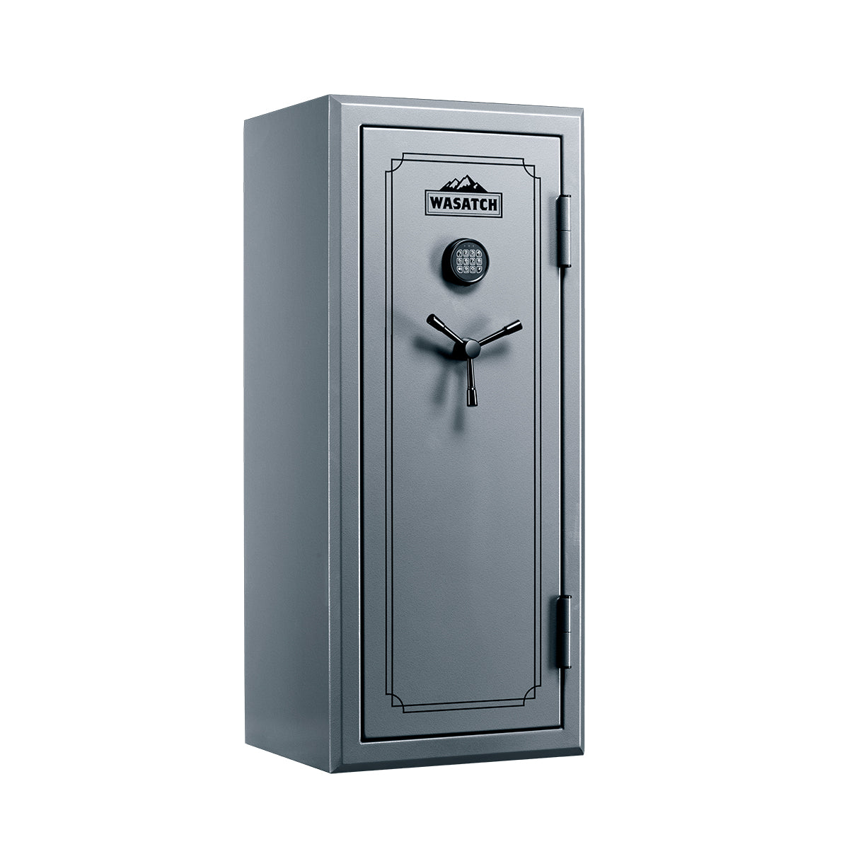 Wasatch 24 Gun Fire and Water Safe with Electronic Lock  Pebble Gray 24EGW