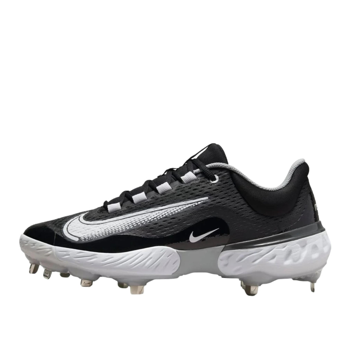 Nike Alpha Huarache Elite 4 Low Noir / Blanc - Gris Fumée Foncé DJ6521-011 Homme