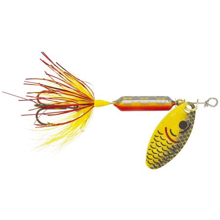 Yakima Bait Worden's Original Rooster Tail Spinners, Yellow True Life Minnow