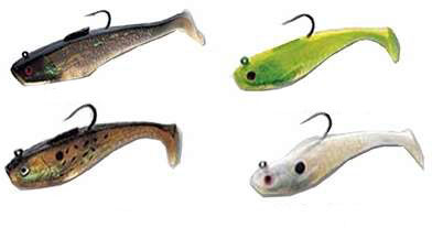 Tsunami Pro 6  Holographic Soft Bait Fishing Lure for Bass  Striped Bass & Fluke