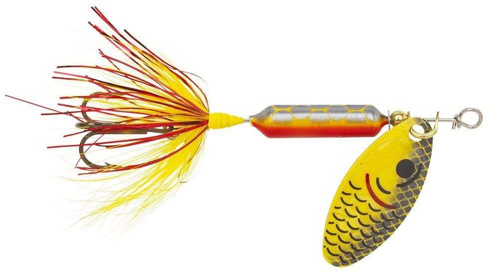 Yakima Bait Worden's Original Rooster Tail Spinners, Yellow True Life Minnow