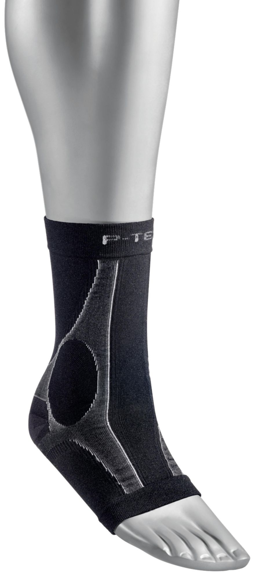 P-TEX PRO Knit Compression Ankle Sleeve, Men's, Large