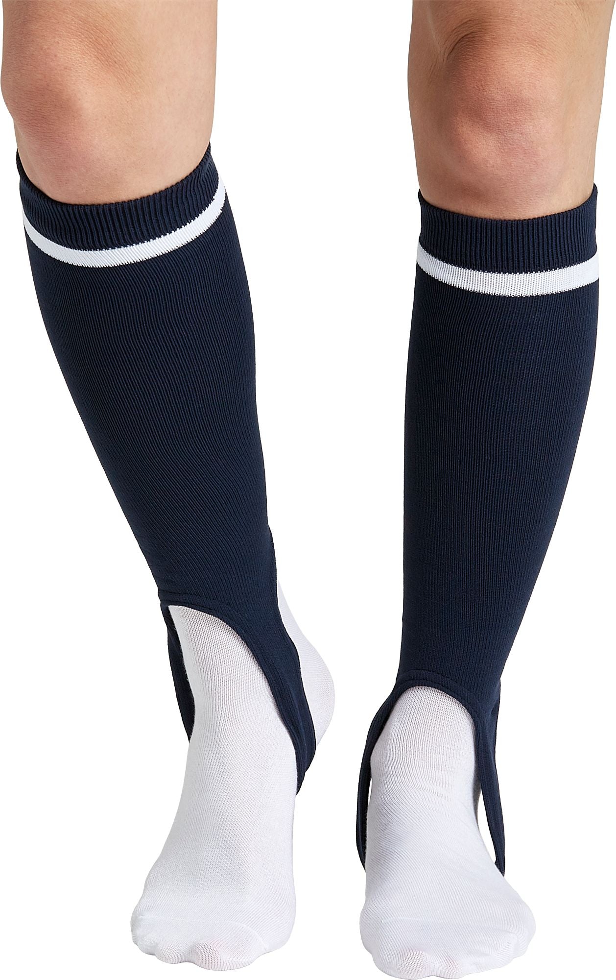 DSG Stirrup Socks and Sanitary Baseball Socks Combo Pack, Small, Blue