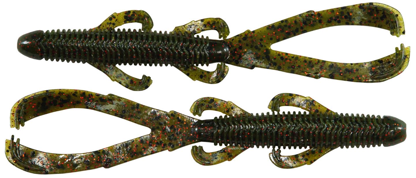 Googan Baits Trench Hawg 4.65 in Craw Softbaits 9-Pack