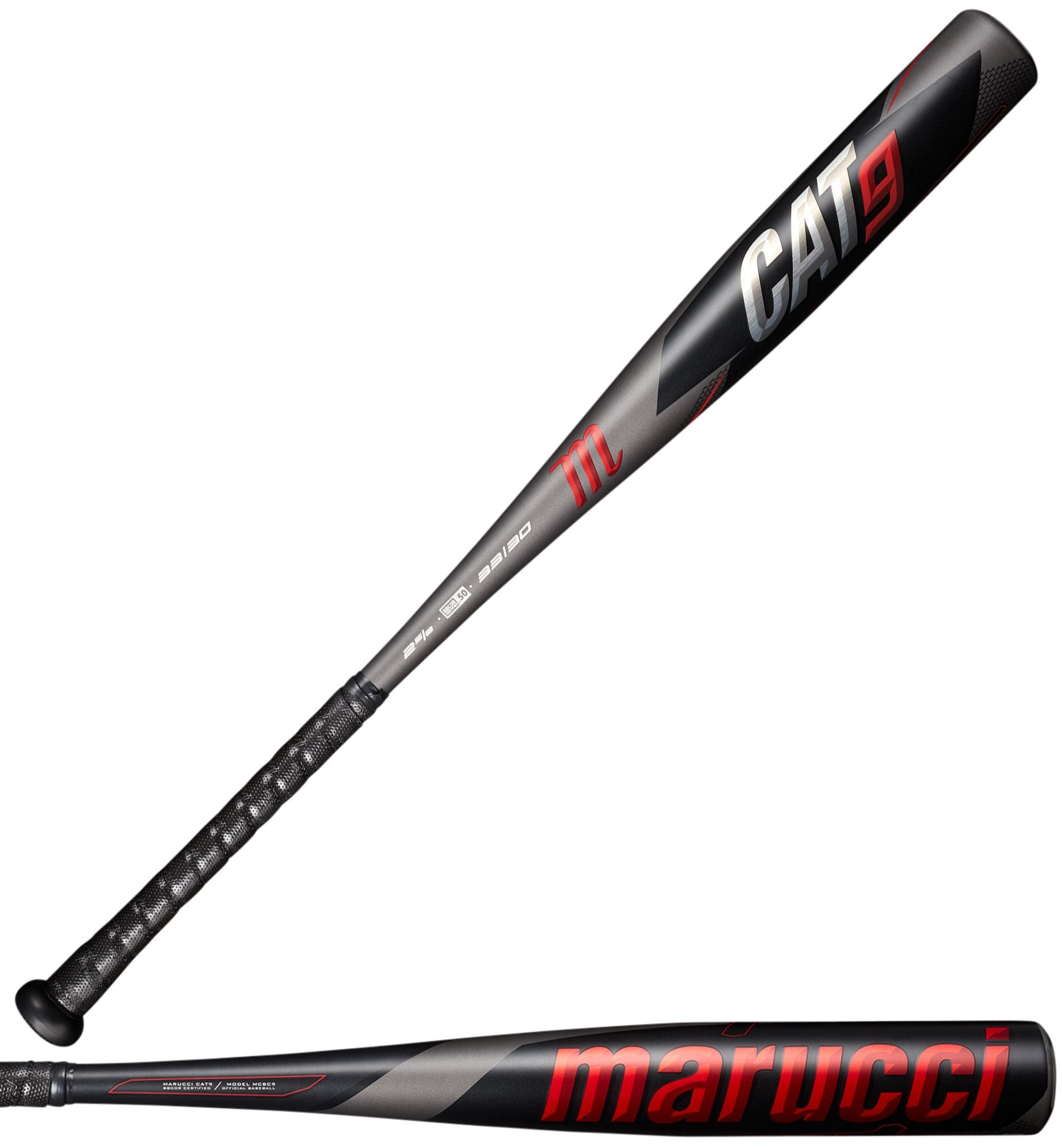 Marucci CAT9 BBCOR Baseball Bat: MCBC9 33  30 Oz