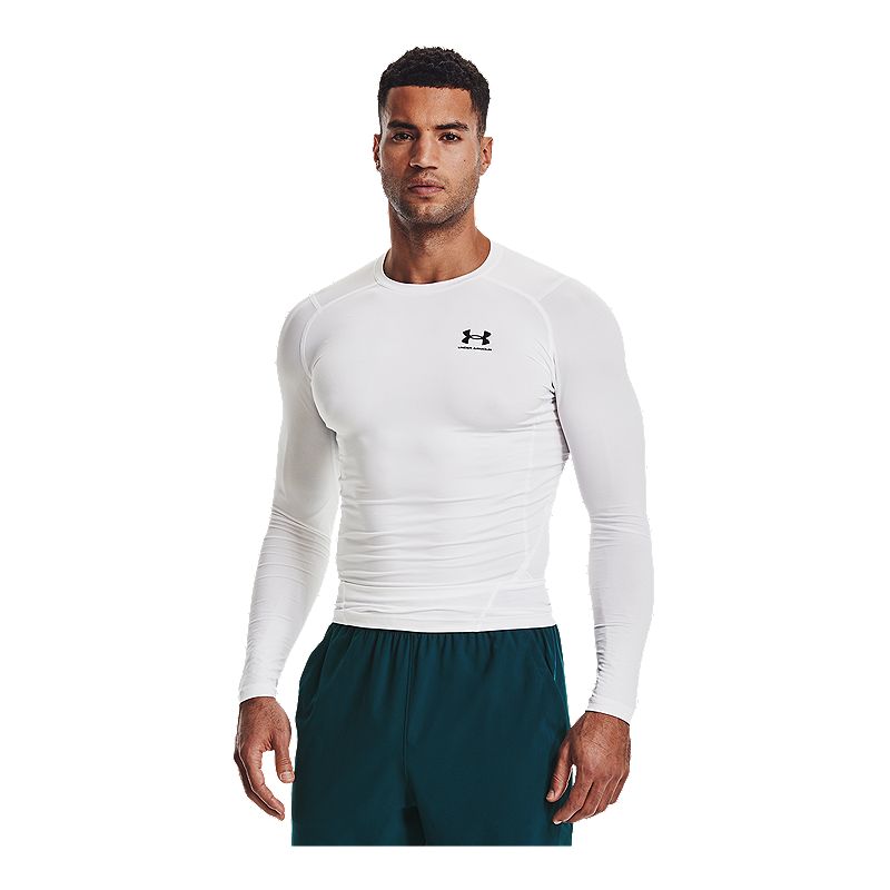 Under Armour Hg Comp Longsleeve T-shirt White C100
