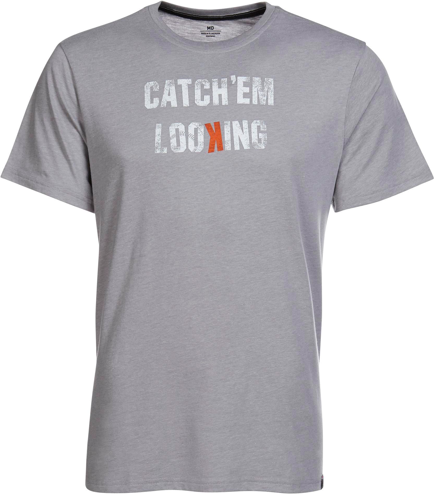 DICK'S Sporting Goods Men Baseball Lifestyle Graphic Tee, Men's, Large, Gray