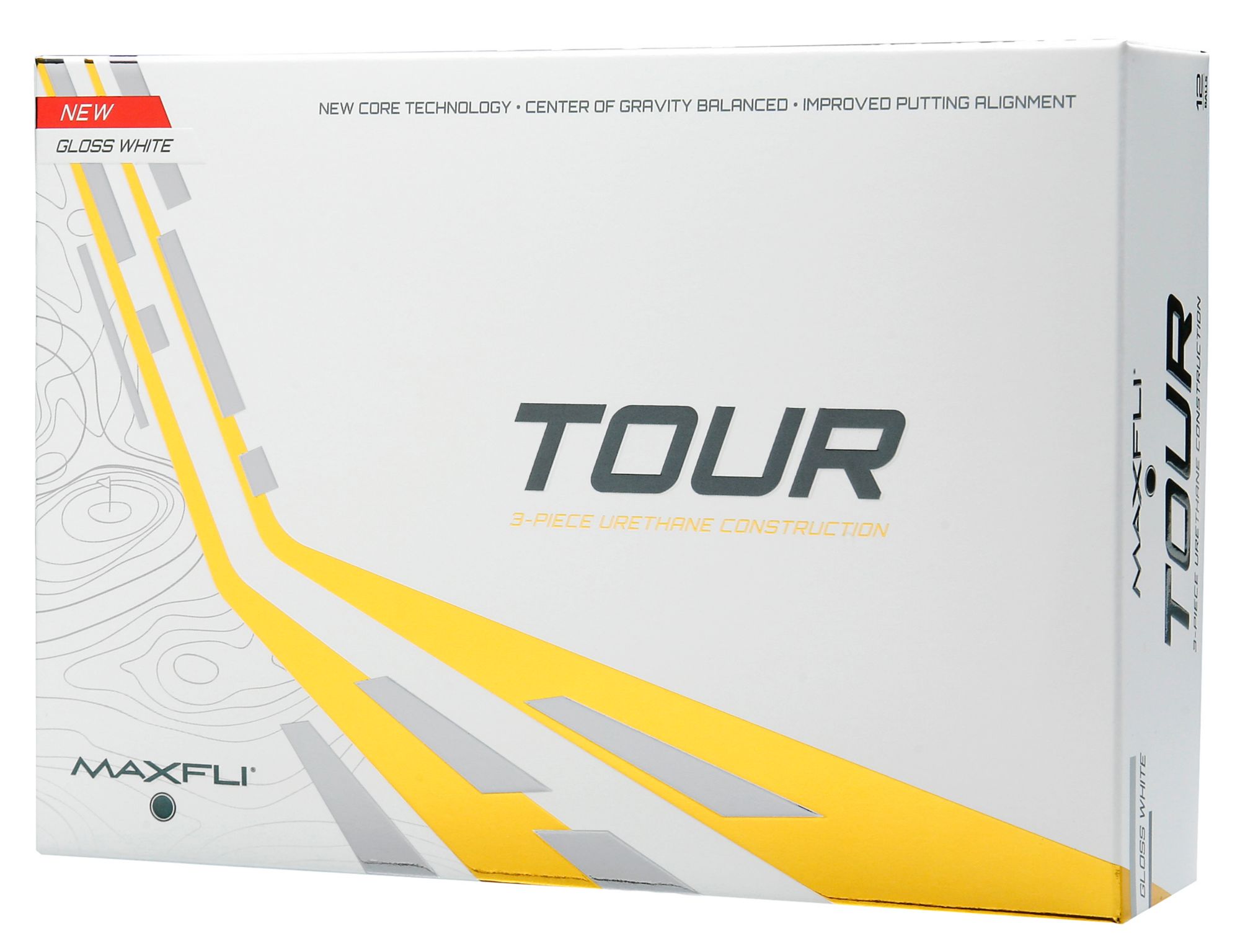 Maxfli 2021 Tour Golf Balls, Men's, Gloss White