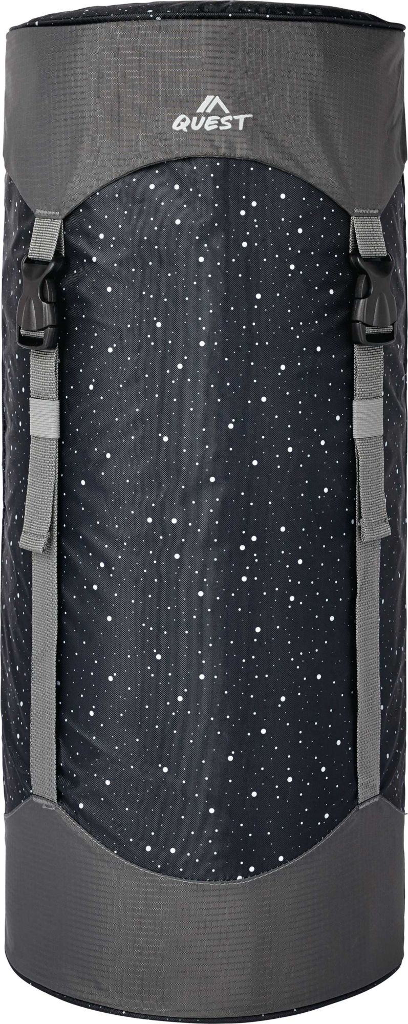 Quest 30 Liter Compression Sack, Black/Gray/Spotted - Holiday Gift