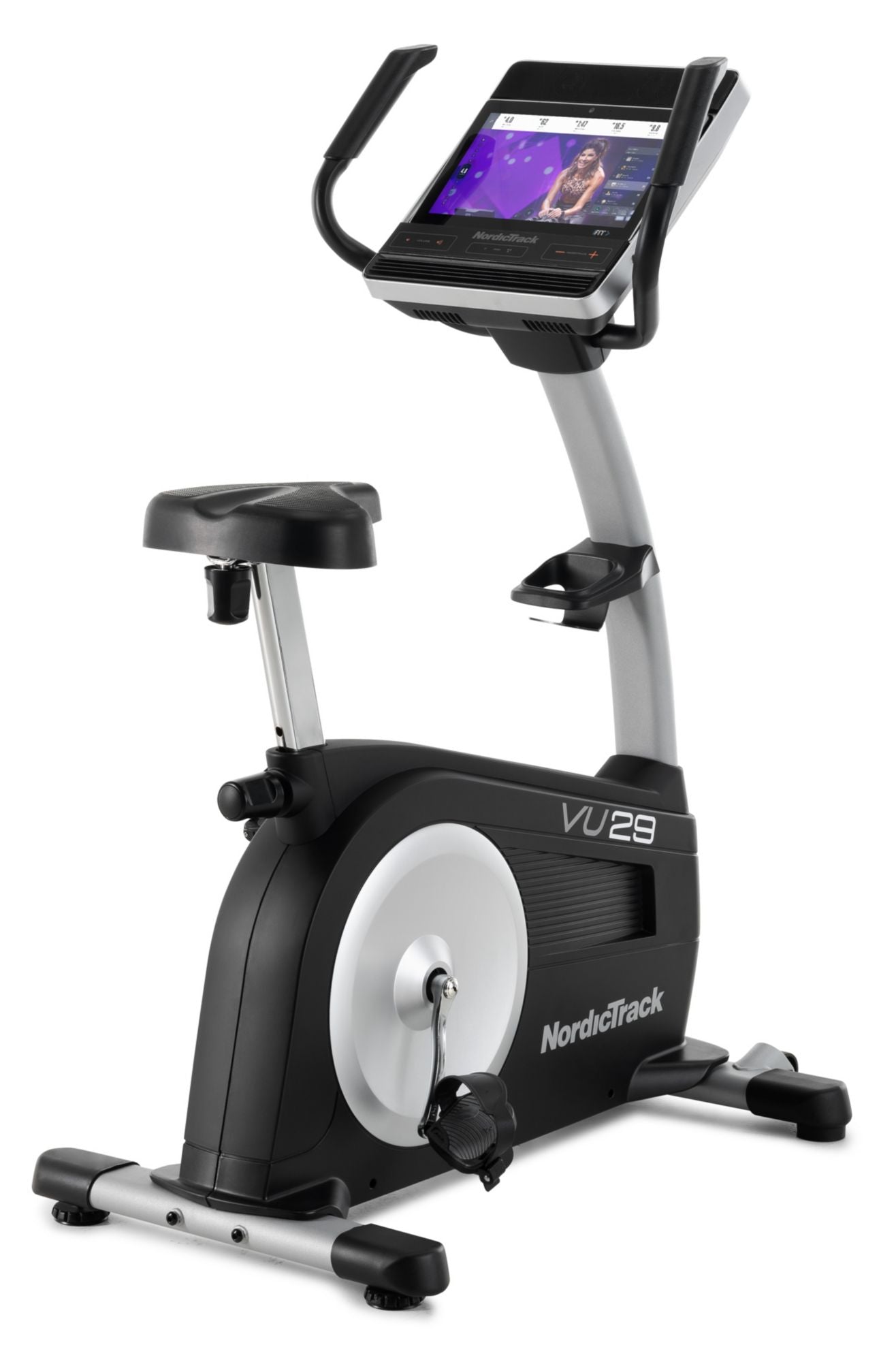 NordicTrack Commercial Series Vu 29 IFIT-enabled Recumbent Exercise Bike with 14 Inch Touchscreen - Black