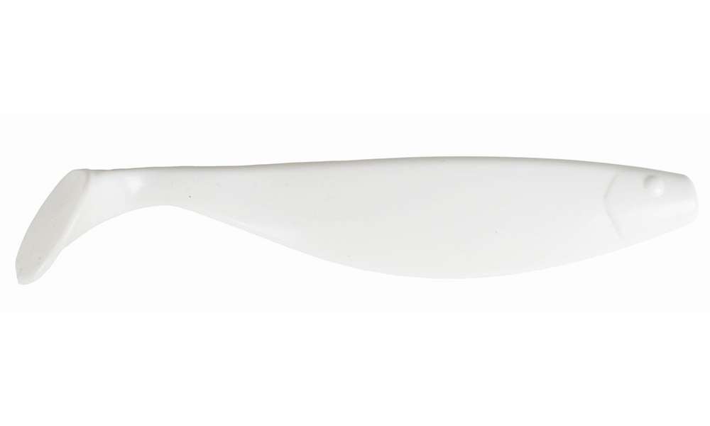 Blue Water Candy Shad Body 9   White  2/Pack