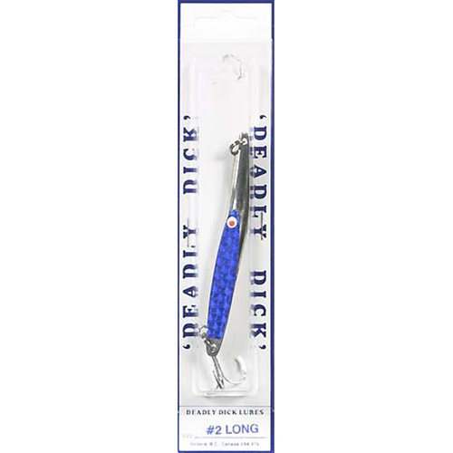 Deadly Dick 2  Classic Long Casting Spoon Fishing Lure  Dark Blue