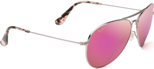 Maui Jim Polarized Mavericks Sunglasses, 264 - Gold Pink Shiny