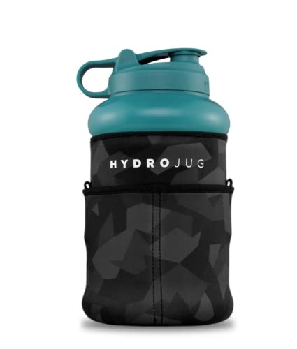 HydroJug Premium Neoprene Insulating Sleeve with Detachable Shoulder Strap and Clip Attachment Two Large Integrated Pockets for Accessory Storage Conv