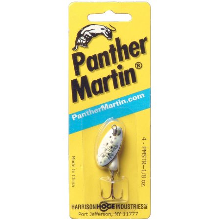 Panther Martin PMSTR_4_ Teardrop Nature Series Spinners Fishing Lure - Spotted Sea Trout - 4 (1/8 Oz)
