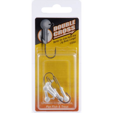 Leland Lures Crappie Magnet Double Cross Jigheads 5-Pack