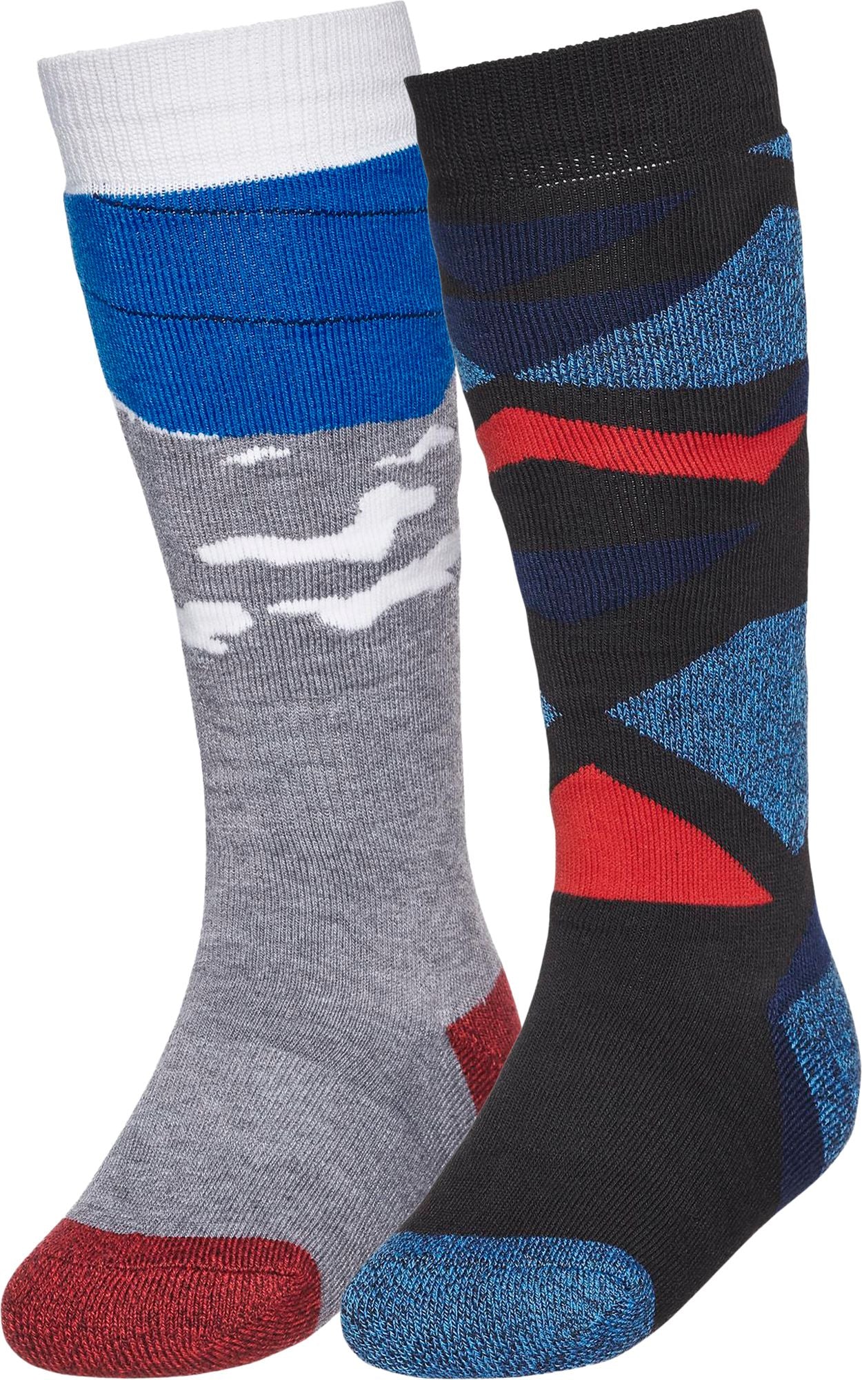 Alpine Design Youth Snow Sport Socks – 2 Pack, Boys', Light Heather Grey