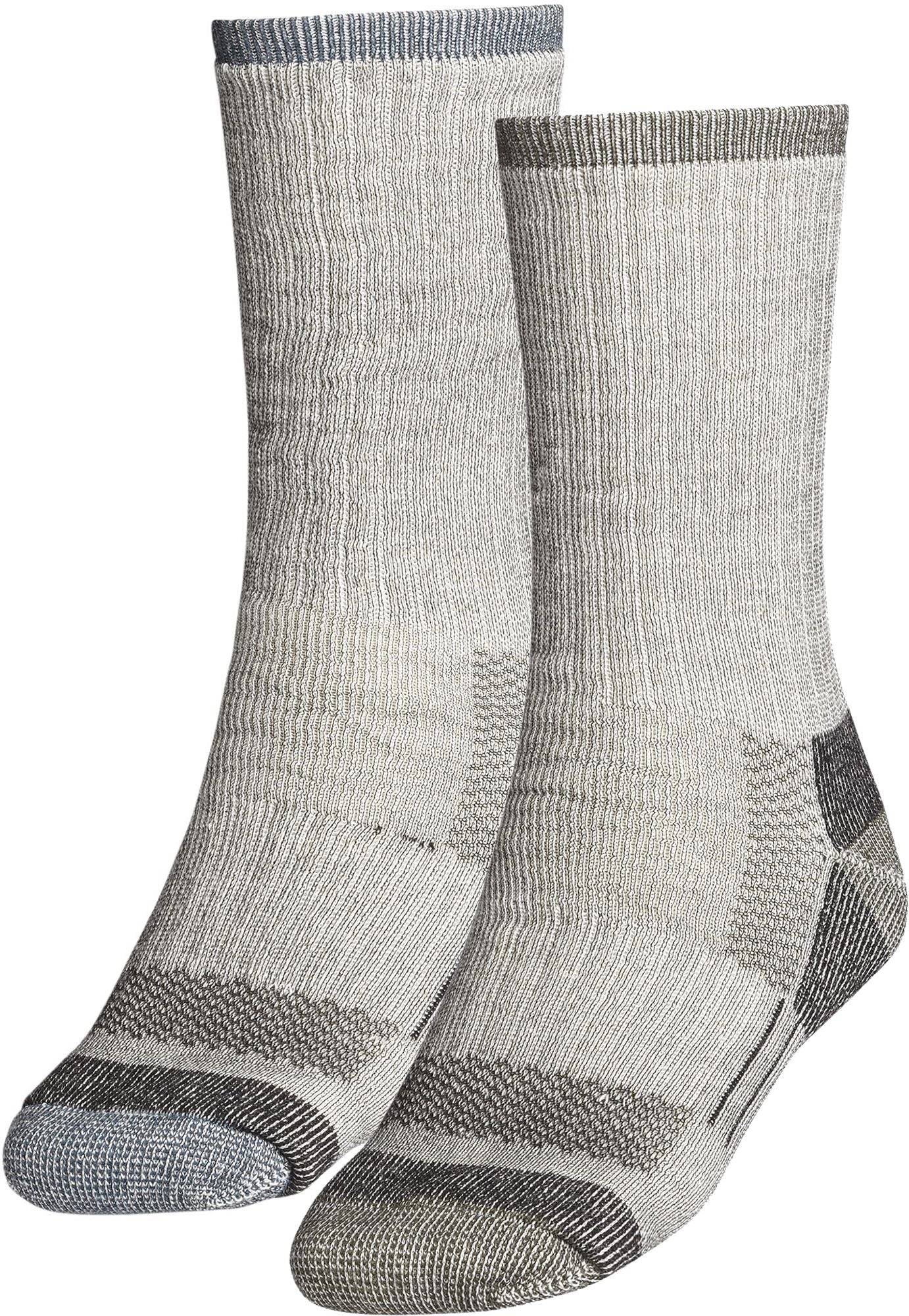 Alpine Design Merino Hiker Socks - 2 Pack, Men's, Large, Black