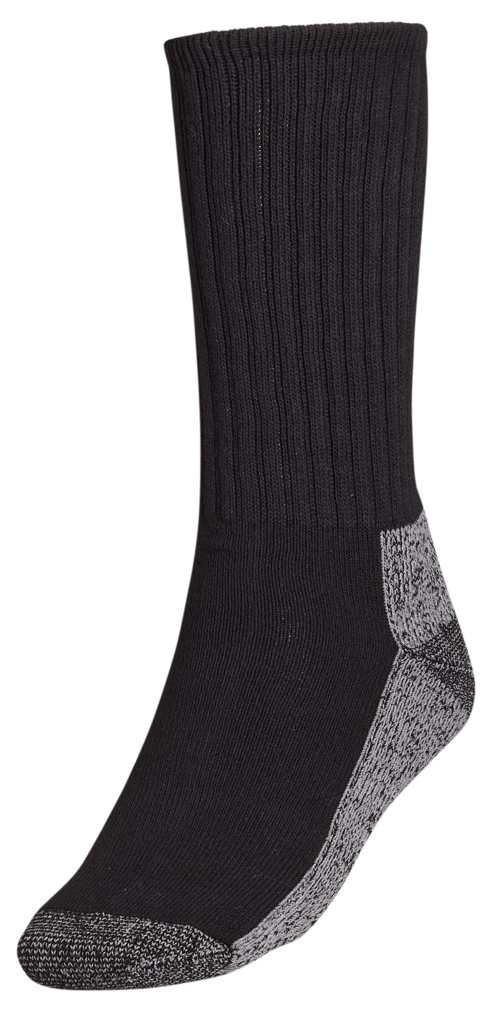 Alpine Design Men's Performance Work Socks 3-Pack, XL, Black