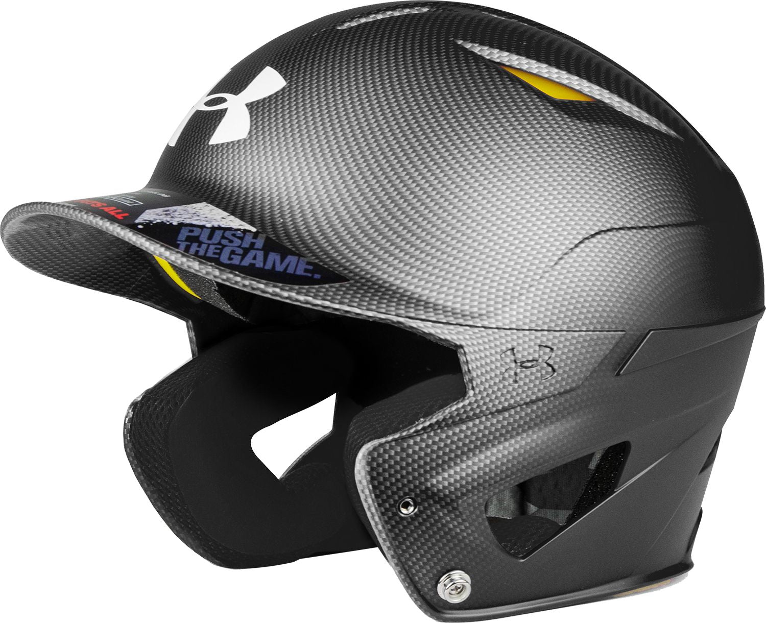Under Armor Senior Converge Shadow Matte Batting Helmet, Black