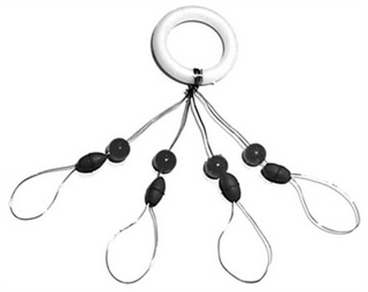Eagle Claw Size 8-12 Bobber Stops with Beads