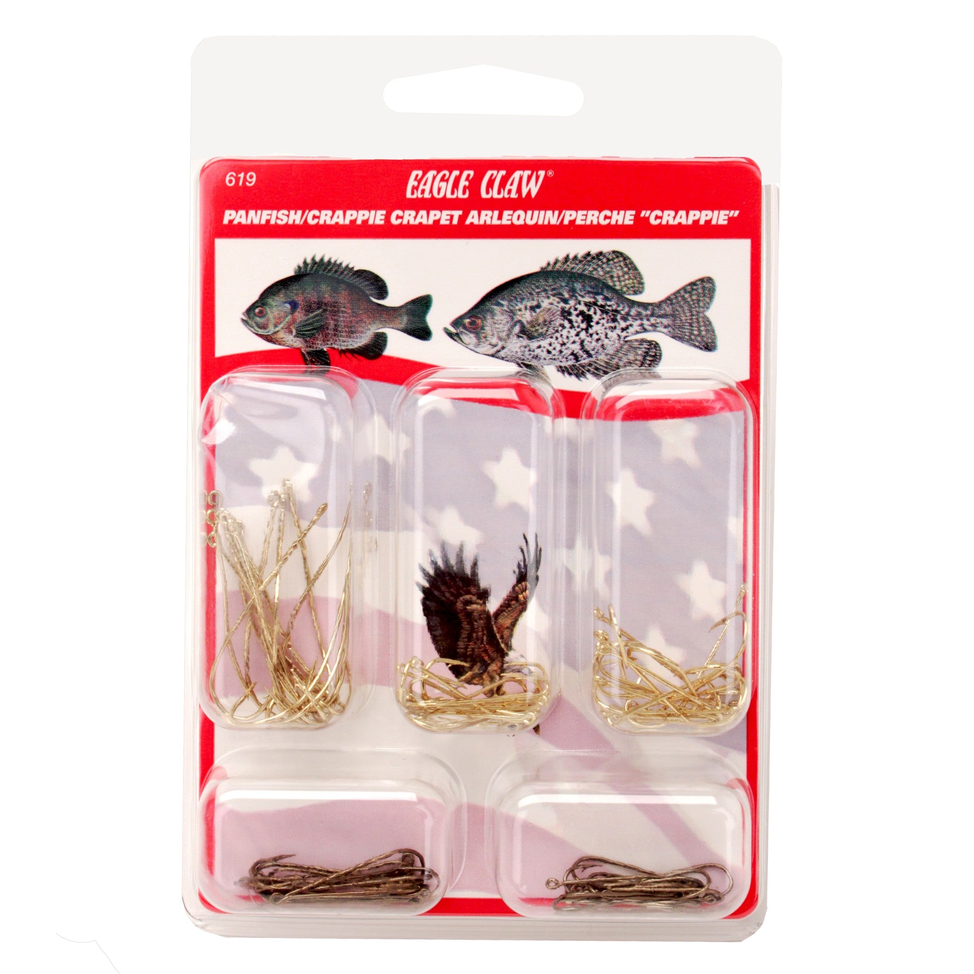 Eagle Claw 619H Hook Assortment - Panfish-Crappie - All