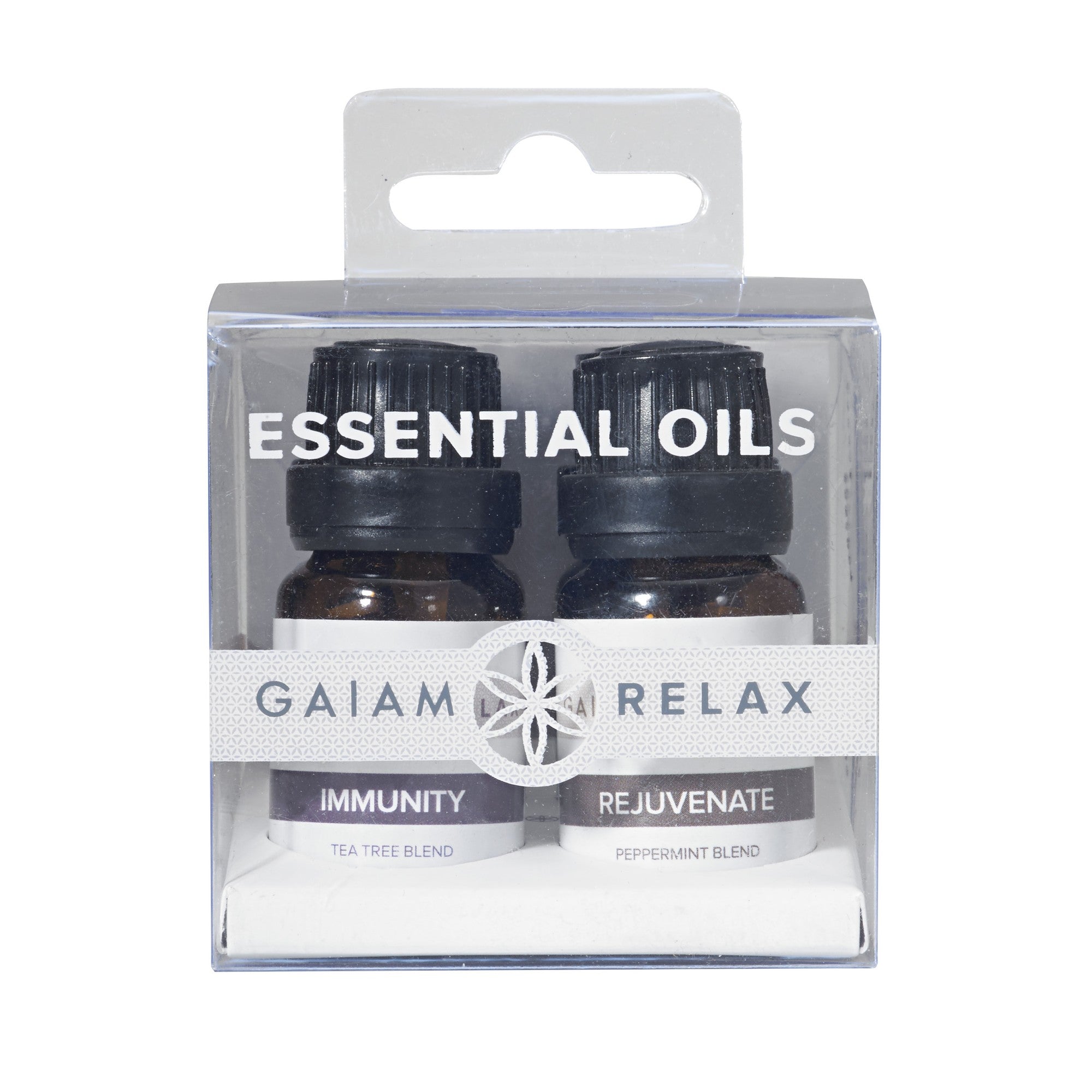 Gaiam  Home Fragrance Diffusers and Oil  - Relax Essential Oils Set