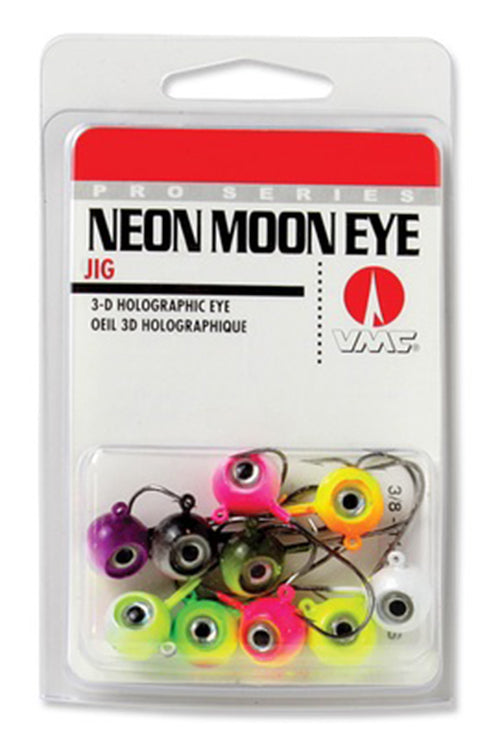 VMC Neon Moon Eye Jig Kit, Assorted, 3/8oz, NME38K-ASST