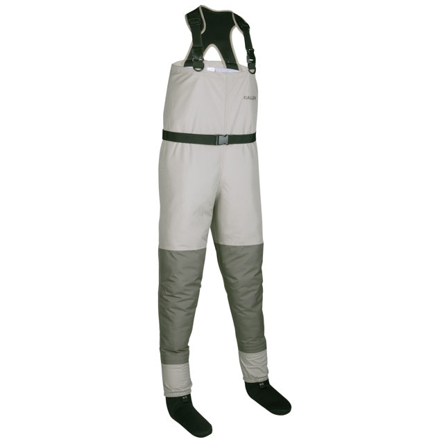 Platte Pro Breathable Stockingfoot Fishing Chest Wader, Small, Gray