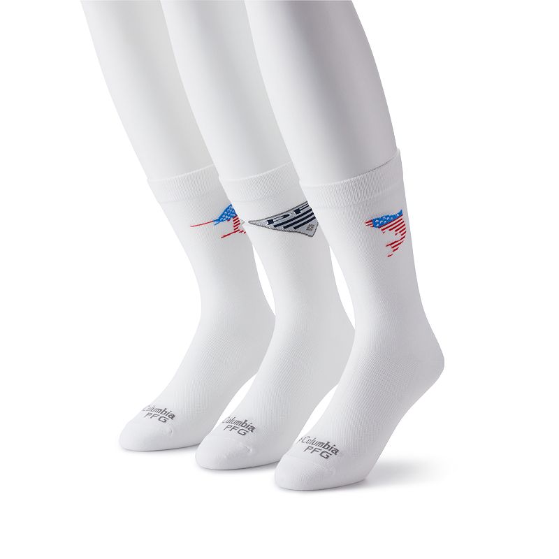 Columbia Sportswear Men's PFG Crew Socks 3-Pack