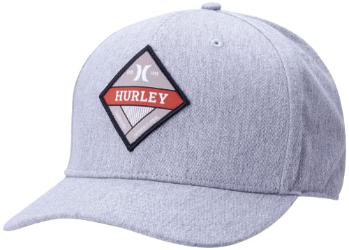 Hurley Men's Baseball Cap - Triad Snap-Back Hat, Size One Size, Summit White