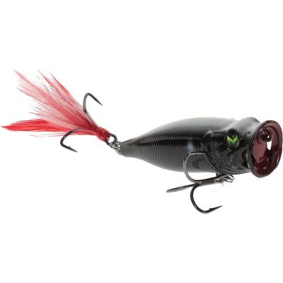 Mach Sprayin' Shad Floating Popper Topwater Hard Bait - Skunk