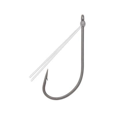 VMC Redline Series Weedless Wacky Neko Hook #1/0 Gray 4PK
