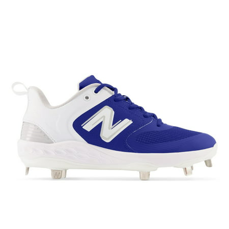 New Balance Women's Fresh Foam X Velo V3 Low Metal Fastpitch Softball Cleats Royal/White Medium 7, Size: 7 Medium US