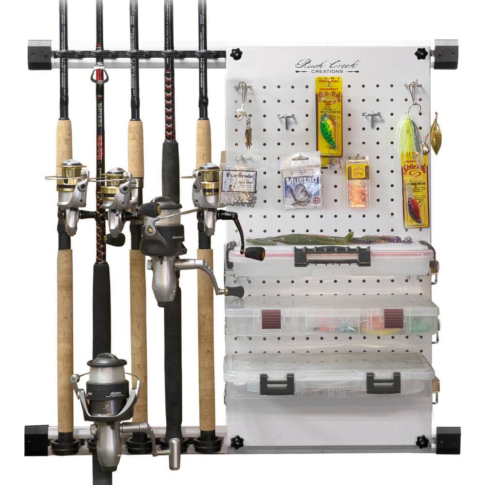 Rush Creek No Limits 5 Rod and Tackle Storage Wall Unit